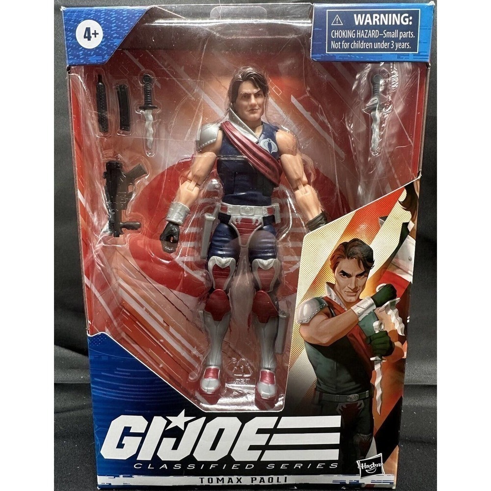 6" G.I. Joe Classified Series Tomax Paoli Action Figure Collectible Premium Toy
